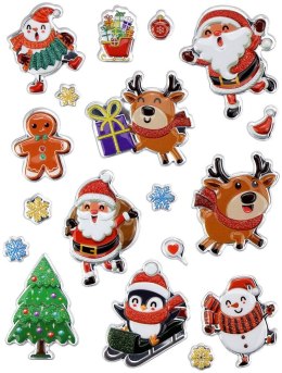 Naklejka (nalepka) Craft-Fun Series wypukłe XMAS Titanum (24ESD050-3)