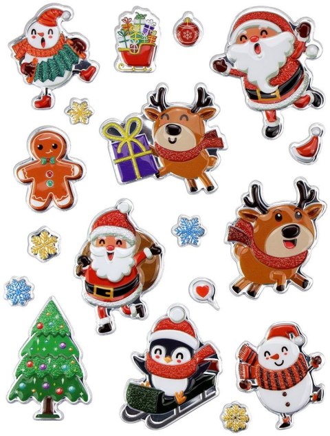 Naklejka (nalepka) Craft-Fun Series wypukłe XMAS Titanum (24ESD050-3) Naklejka (nalepka) Craft-Fun Series wypukłe XMAS Titanum (24ESD050-3)