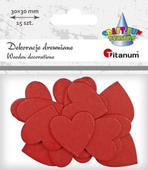 Ozdoba drewniana Craft-Fun Series serca Titanum (MTCR-WDC784) Ozdoba drewniana Craft-Fun Series serca Titanum (MTCR-WDC784)