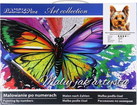 Zestaw kreatywny Malowanie po numerach 30x40cm York Flamingo Line (FSY279) Zestaw kreatywny Malowanie po numerach 30x40cm York Flamingo Line (FSY279)