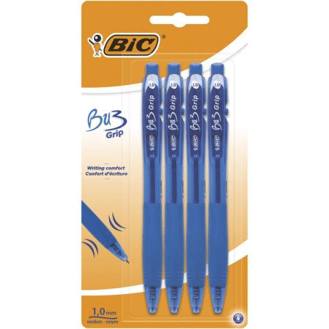 Długopis 3BU GRIP niebieski 0,32mm Bic (922577) Długopis 3BU GRIP niebieski 0,32mm Bic (922577)