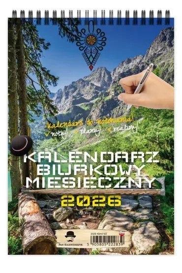 Kalendarz biurkowy Trójdzielny pionowy miesięczny 145mm x 210mm Pan Kalendarzyk (KBA5-mz) Kalendarz biurkowy Trójdzielny pionowy miesięczny 145mm x 210mm Pan Kalendarzyk (KBA5-mz)