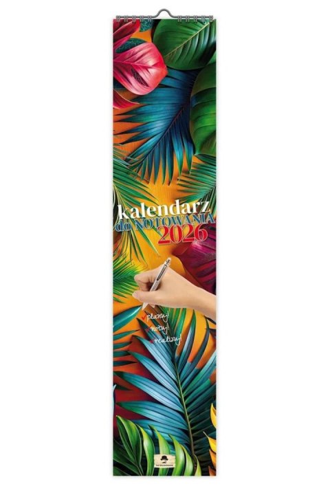Kalendarz ścienny PASKOWY WĄSKI DO NOTOWANIA 106mm x 470mm Pan Kalendarzyk (KPW V.1) Kalendarz ścienny PASKOWY WĄSKI DO NOTOWANIA 106mm x 470mm Pan Kalendarzyk (KPW V.1)