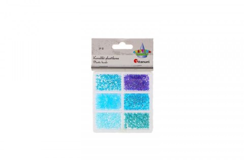 Koraliki kreatywne Craft-Fun Series tonacja niebieska Titanum (25BR016)