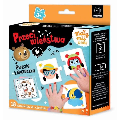 Książka dla dzieci Mały miś to lubi! Przeciwieństwa. Aksjomat Książka dla dzieci Mały miś to lubi! Przeciwieństwa. Aksjomat