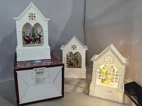 Lampion świąteczny LED domek Adar (624573) Lampion świąteczny LED domek Adar (624573)