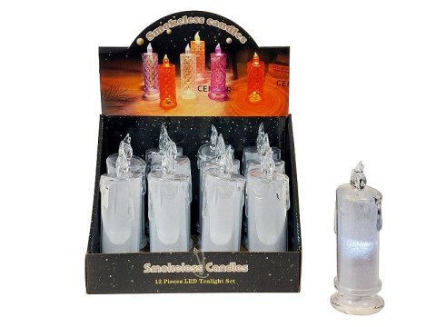 Lampki świąteczne LED 18x6,5cm,na podstawce, zimne białe światło, na baterie 2xAA Adar (616561) Lampki świąteczne LED 18x6,5cm,na podstawce, zimne białe światło, na baterie 2xAA Adar (616561)