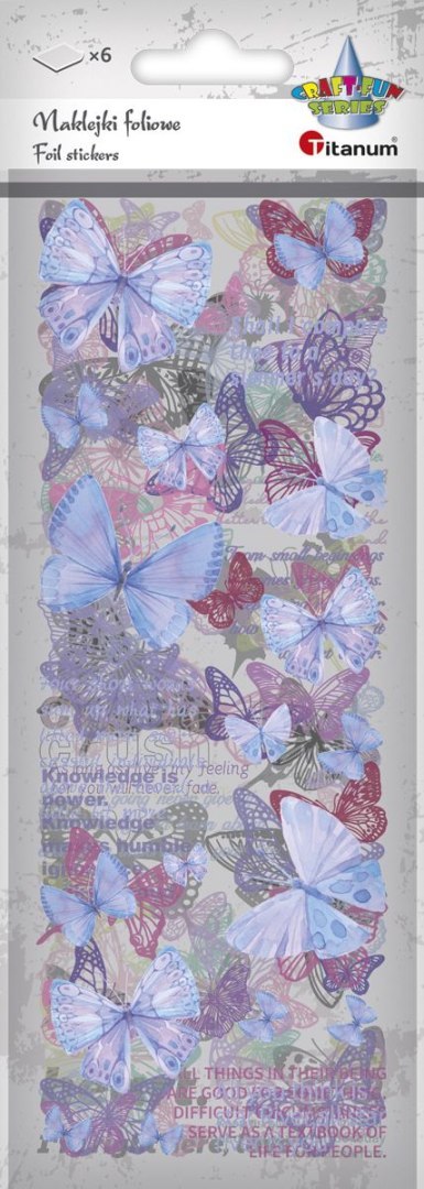Naklejka (nalepka) Craft-Fun Series Naklejki foliowe 6 plansz Titanum (25YZ024) Naklejka (nalepka) Craft-Fun Series Naklejki foliowe 6 plansz Titanum (25YZ024)