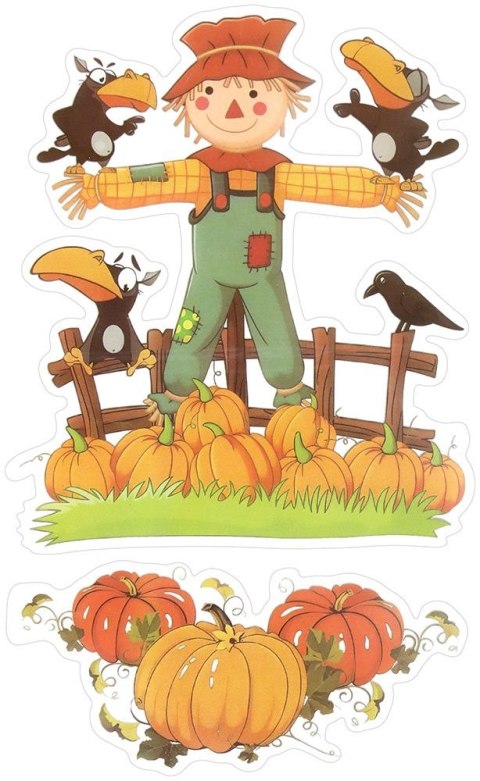 Naklejka (nalepka) Craft-Fun Series strach na wróble, dynie Titanum (24CYD1104-2) Naklejka (nalepka) Craft-Fun Series strach na wróble, dynie Titanum (24CYD1104-2)