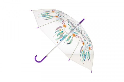 Parasol długa przezroczysta w piórka (SDA311) Parasol długa przezroczysta w piórka (SDA311)