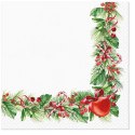 Serwetki BN Christmas branches decor mix nadruk bibuła [mm:] 330x330 Paw (TL234200)