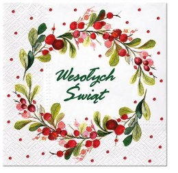 Serwetki Lunch BN biały papier [mm:] 330x330 Paw (SDL234299)