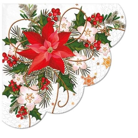 Serwetki Rondo BN mix nadruk bibuła [mm:] 320x320 Paw (SDR059500)