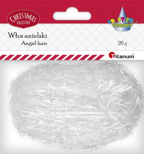 Włosy anielskie Craft-Fun Series włos anielski biały Titanum (18041) Włosy anielskie Craft-Fun Series włos anielski biały Titanum (18041)
