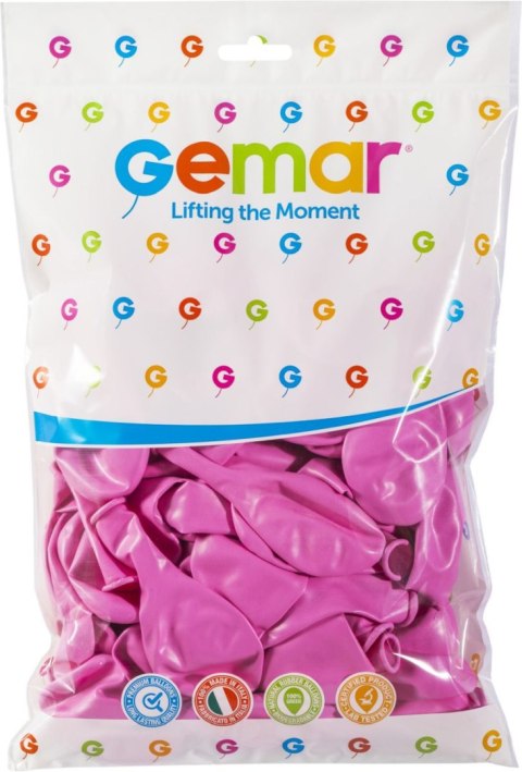 Balon gumowy 100 szt. różowy jasny 12cal Godan (G110/06) Balon gumowy 100 szt. różowy jasny 12cal Godan (G110/06)