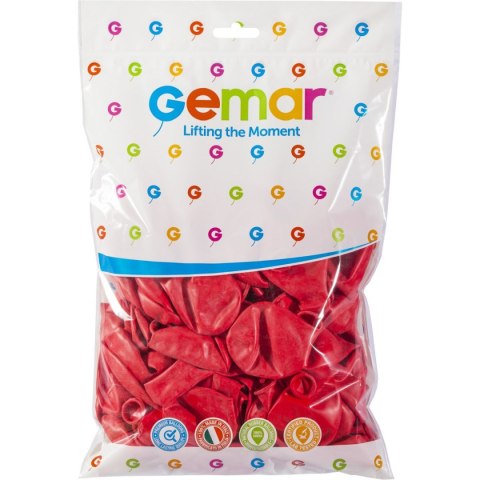 Balon gumowy 100szt. Czerwony 300mm 12cal Godan (G110/05) Balon gumowy 100szt. Czerwony 300mm 12cal Godan (G110/05)