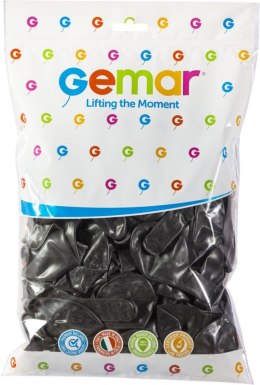 Balon gumowy metal czarny 100szt. czarny 300mm 12cal Godan (GM100/65)