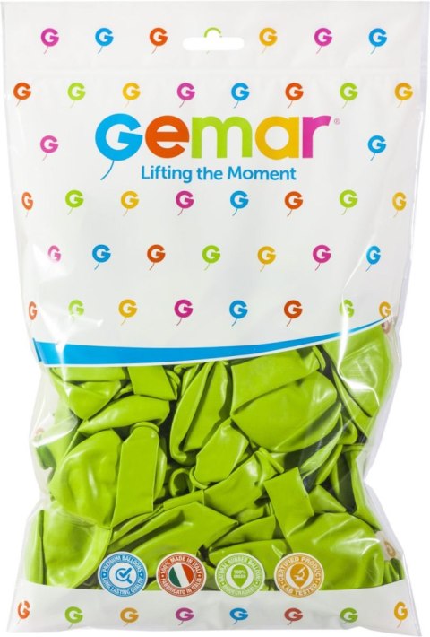 Balon gumowy pastelowy 100 szt zielony jasny 12cal Godan (G110/11) Balon gumowy pastelowy 100 szt zielony jasny 12cal Godan (G110/11)