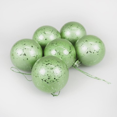 Bombki Zestaw bombek z efektem rosy (6 szt.) - szałwiowy Arpex (BN6484SZA-6125) Bombki Zestaw bombek z efektem rosy (6 szt.) - szałwiowy Arpex (BN6484SZA-6125)
