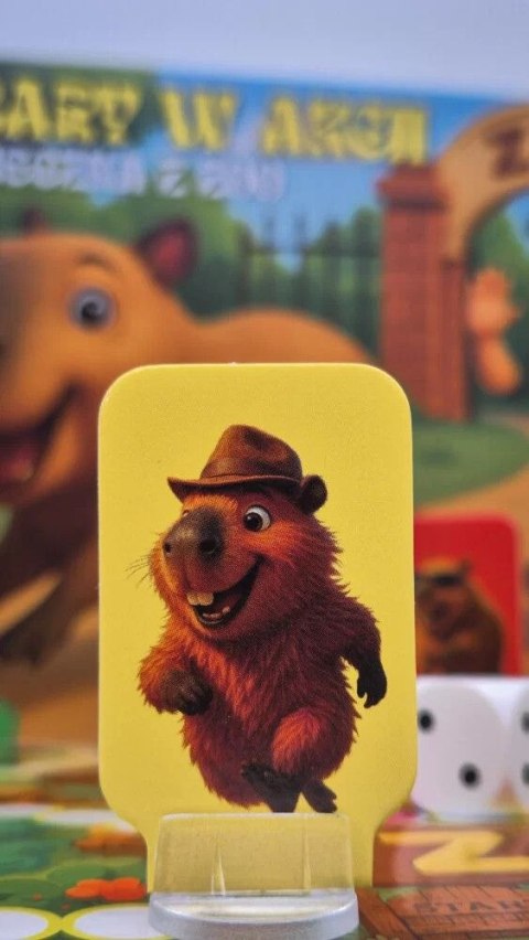 Gra planszowa Kapibary w akcji - Ucieczka z zoo Alexander