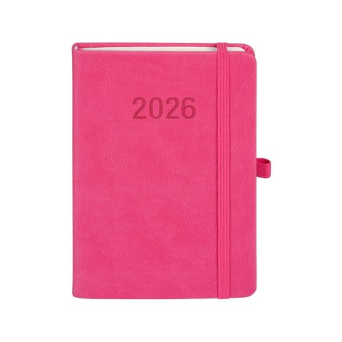 Kalendarz książkowy (terminarz) 2026 MEMOFIX DNS B6 Antra (różowy) Kalendarz książkowy (terminarz) 2026 MEMOFIX DNS B6 Antra (różowy)