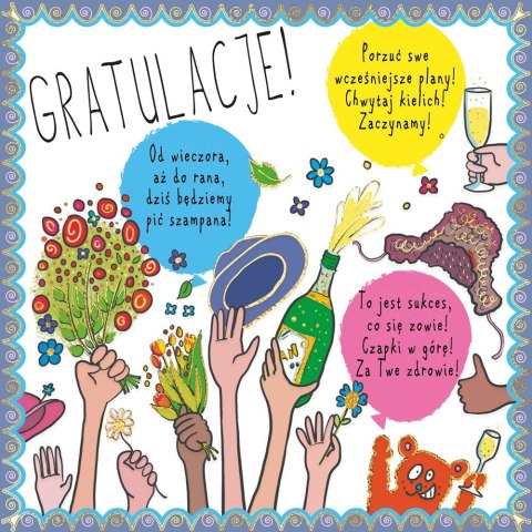 Kartka składana Karnet KW HS Gratulacje kw Henry (5907465662154)