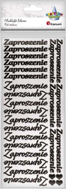 Naklejka (nalepka) Craft-Fun Series napis „Zaproszenie