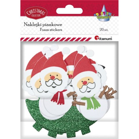 Naklejki świąteczne Craft-Fun Series pianka Titanum Naklejki świąteczne Craft-Fun Series pianka Titanum