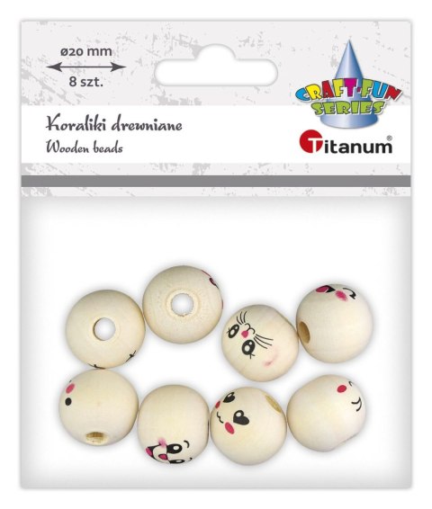Ozdoba drewniana Craft-Fun Series koraliki 44209099 Titanum (25KBZ009) Ozdoba drewniana Craft-Fun Series koraliki 44209099 Titanum (25KBZ009)