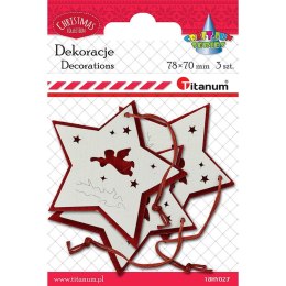Ozdoba świąteczna Craft-Fun Series gwiazdka Titanum (18HY027)