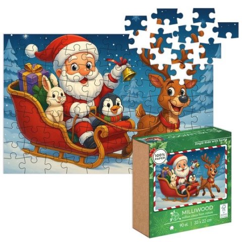 Puzzle Jingle Ride with Santa 90 el. Alexander (50875) Puzzle Jingle Ride with Santa 90 el. Alexander (50875)