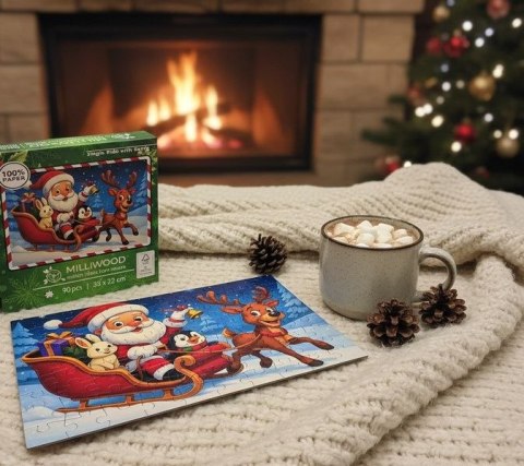 Puzzle Jingle Ride with Santa 90 el. Alexander (50875) Puzzle Jingle Ride with Santa 90 el. Alexander (50875)