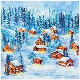 Serwetki Lunch mix bibuła [mm:] 330x330 Paw (SDL236000)