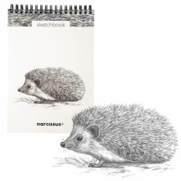 Blok artystyczny szkicownik królik A5 120g 60k Narcissus