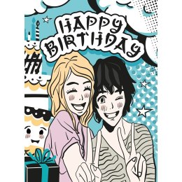 Kartka składana B6 MANGA B6 Henry (5907465668385)