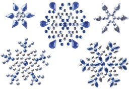 Kryształki Craft-Fun Series płatki śniegu niebieskie Titanum (25MH0326)