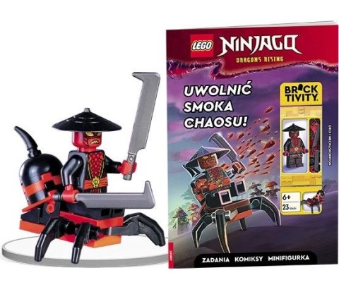 Książka dla dzieci LEGO® NINJAGO®. Uwolnić Smoka Chaosu! Ameet (LNC 6739) Książka dla dzieci LEGO® NINJAGO®. Uwolnić Smoka Chaosu! Ameet (LNC 6739)