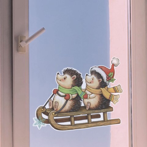 Ozdoba świąteczna Craf-Fun Series dekoracje elektrostatyczne XMAS jeże Titanum (DIY-XM(593)) Ozdoba świąteczna Craf-Fun Series dekoracje elektrostatyczne XMAS jeże Titanum (DIY-XM(593))