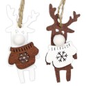 Ozdoba świąteczna Craft-Fun Series zawieszki renifery w sweterkach Titanum (DIY-XM(585)) Ozdoba świąteczna Craft-Fun Series zawieszki renifery w sweterkach Titanum (DIY-XM(585))