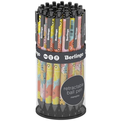 Długopis Memphis wkład niebieski 0,5mm Berlingo (4260738999786) Długopis Memphis wkład niebieski 0,5mm Berlingo (4260738999786)