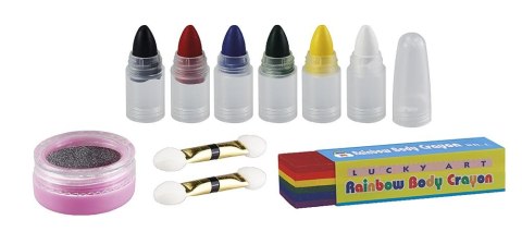 Kredki do malowania twarzy segmentowe 6 kol. Titanum Kredki do malowania twarzy segmentowe 6 kol. Titanum