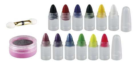 Kredki do malowania twarzy segmentowe mix 12 kol. Titanum Kredki do malowania twarzy segmentowe mix 12 kol. Titanum