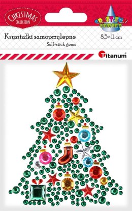 Kryształki Craft-Fun Series Choinka czerwono-zielony Titanum (24MH1101)