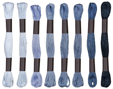 Mulina Craft-Fun Series tonacja szara 8 kol. Titanum (21DT0514-5)