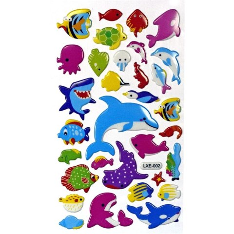 Naklejka (nalepka) Craft-Fun Series morskie zwierzęta Titanum (LXE-002)