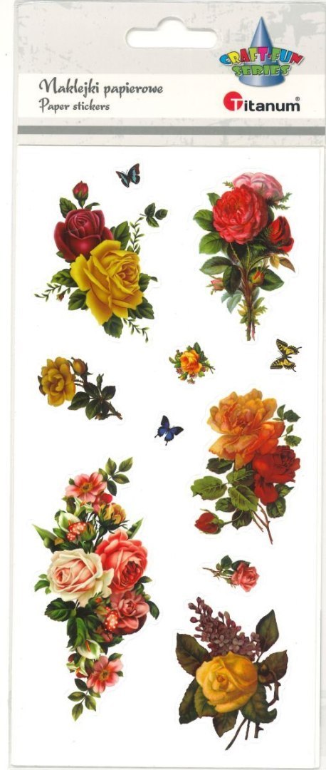 Naklejka (nalepka) Craft-Fun Series róże Titanum (25BJ033162)