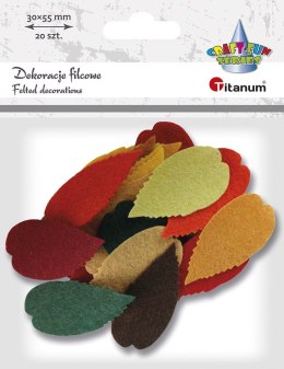 Ozdoba filcowa Craft-Fun Series Liście Titanum (3639)