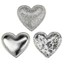 Ozdoba materiałowa Craft-Fun Series Srebrne serduszka Titanum (BJ25042704) Ozdoba materiałowa Craft-Fun Series Srebrne serduszka Titanum (BJ25042704)