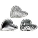 Ozdoba materiałowa Craft-Fun Series Srebrne serduszka Titanum (BJ25042704) Ozdoba materiałowa Craft-Fun Series Srebrne serduszka Titanum (BJ25042704)