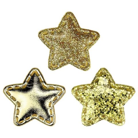 Ozdoba materiałowa Craft-Fun Series Złote gwiazki Titanum (BJ25042703) Ozdoba materiałowa Craft-Fun Series Złote gwiazki Titanum (BJ25042703)